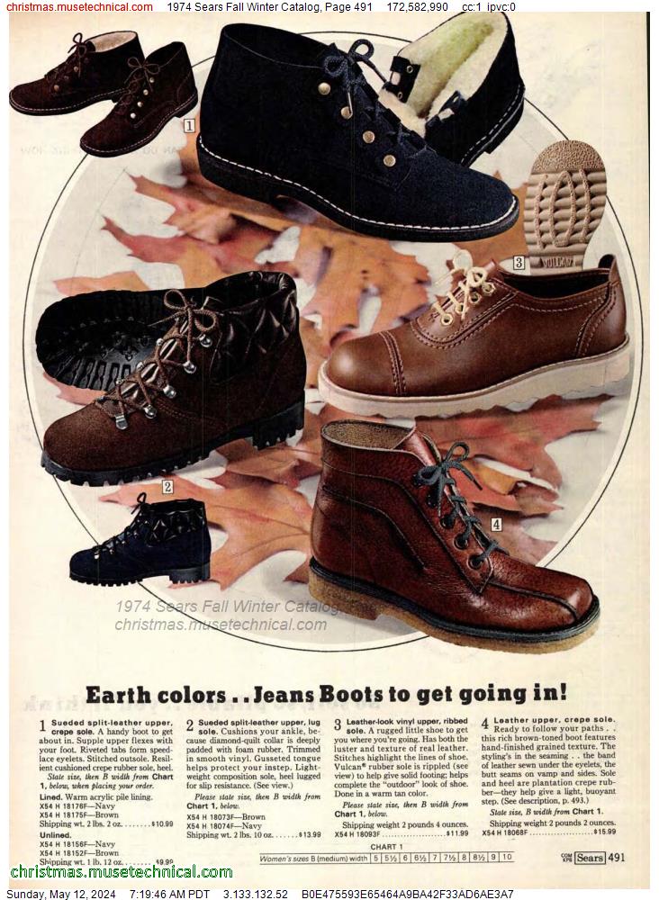 1974 Sears Fall Winter Catalog, Page 491