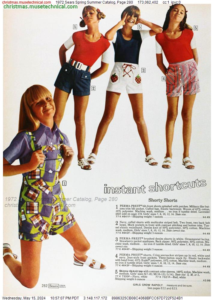 1972 Sears Spring Summer Catalog, Page 280