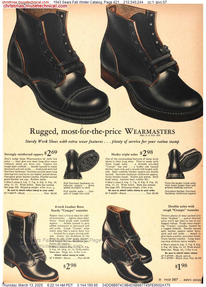 1943 Sears Fall Winter Catalog, Page 421