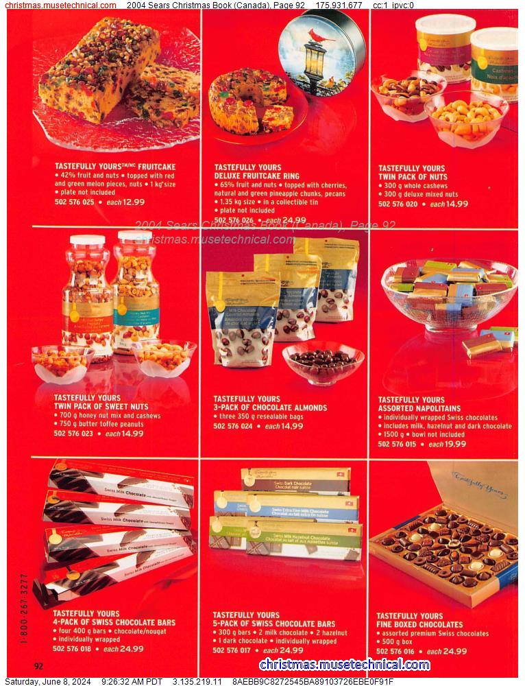 2004 Sears Christmas Book (Canada), Page 92