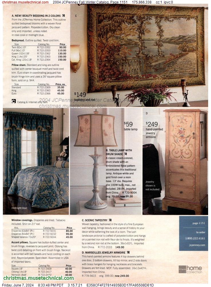 2004 JCPenney Fall Winter Catalog, Page 1151
