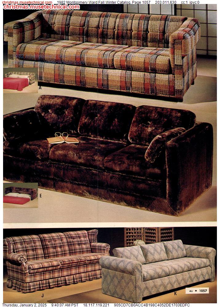 1982 Montgomery Ward Fall Winter Catalog, Page 1057