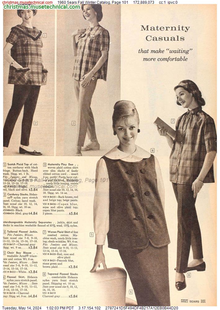 1960 Sears Fall Winter Catalog, Page 101