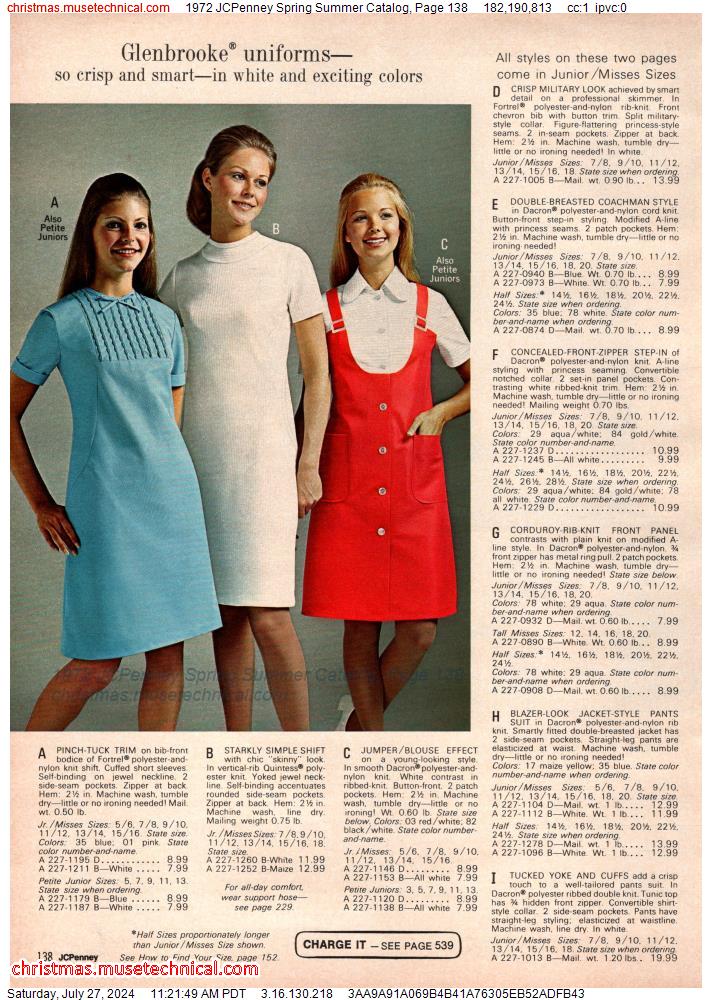 1972 JCPenney Spring Summer Catalog, Page 138