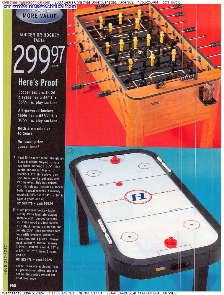 2003 Sears Christmas Book (Canada), Page 962