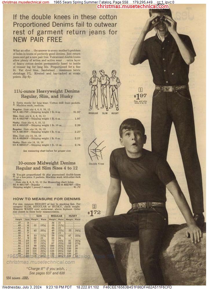 1965 Sears Spring Summer Catalog, Page 558