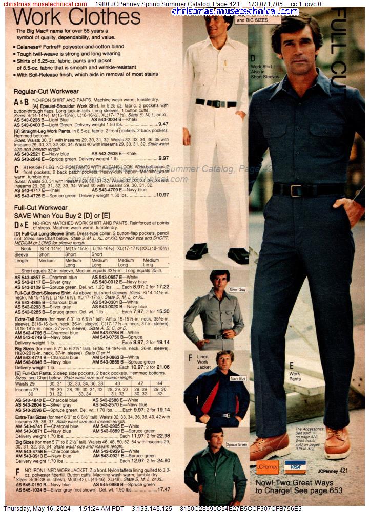 1980 JCPenney Spring Summer Catalog, Page 421