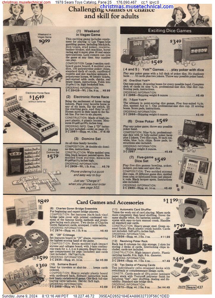 1978 Sears Toys Catalog, Page 25