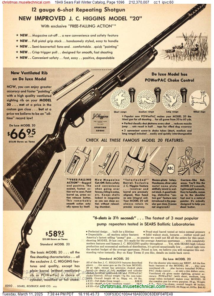 1949 Sears Fall Winter Catalog, Page 1096