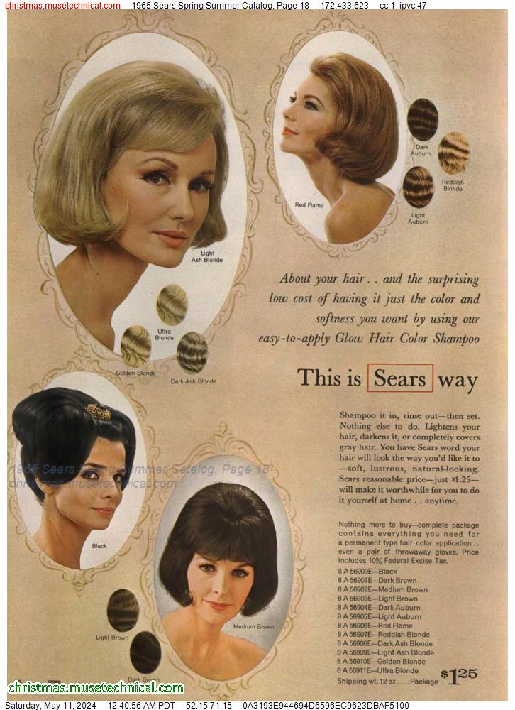 1965 Sears Spring Summer Catalog, Page 18