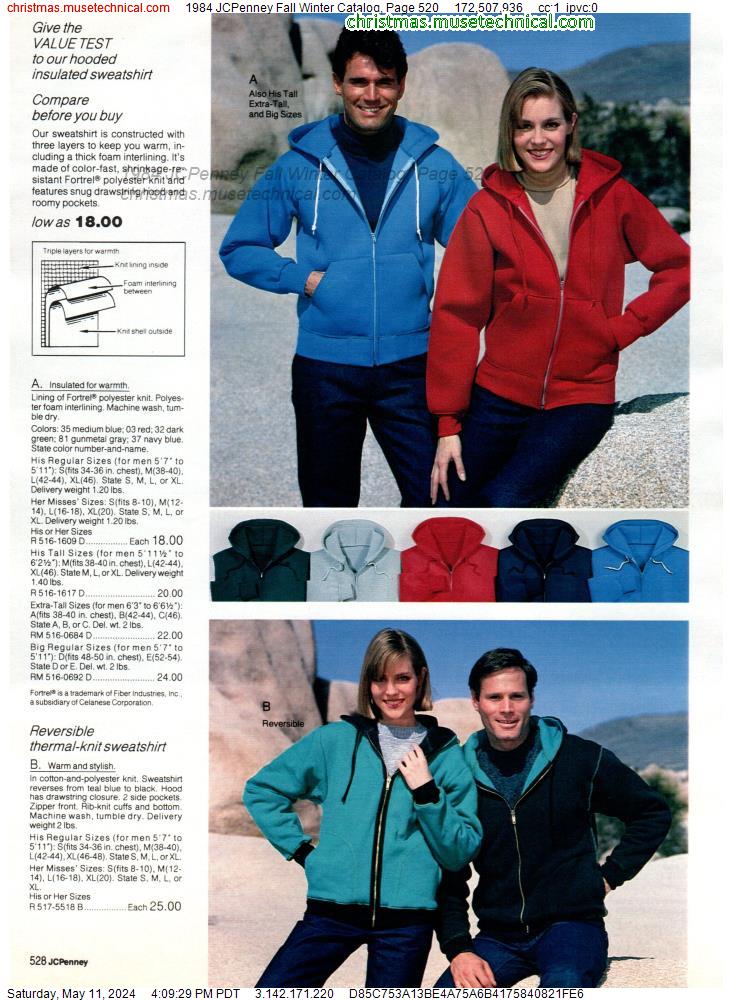 1984 JCPenney Fall Winter Catalog, Page 520