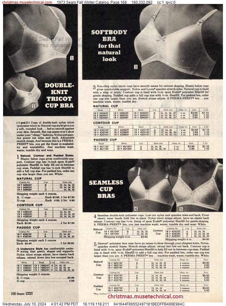 1973 Sears Fall Winter Catalog, Page 168