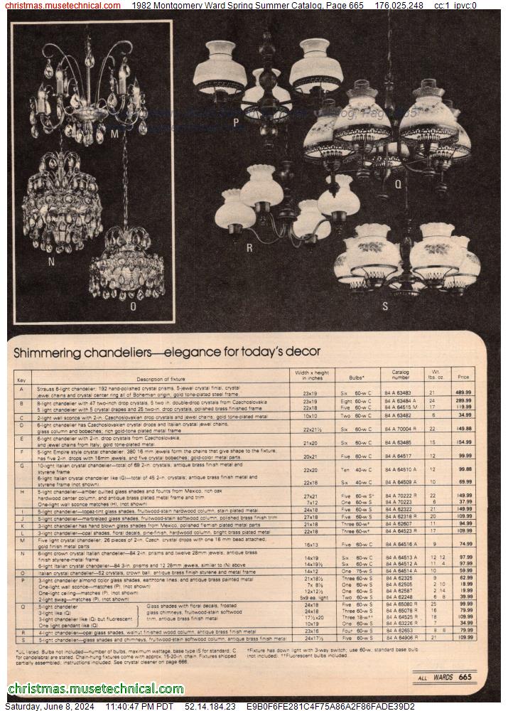 1982 Montgomery Ward Spring Summer Catalog, Page 665