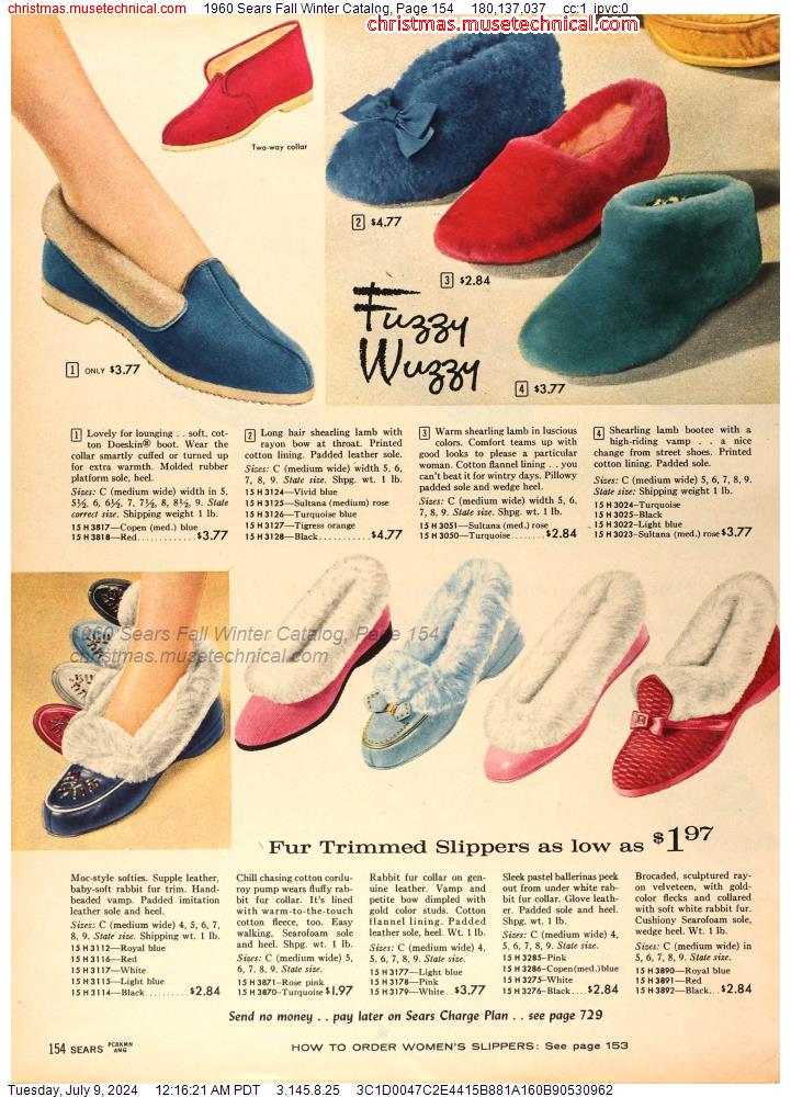 1960 Sears Fall Winter Catalog, Page 154