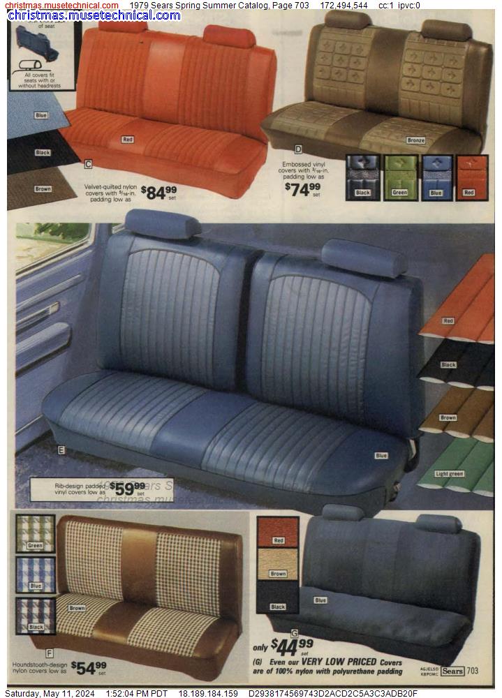 1979 Sears Spring Summer Catalog, Page 703