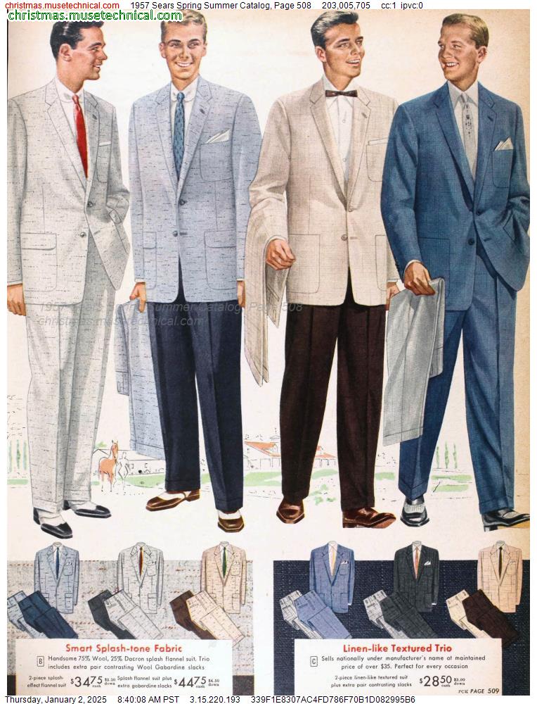 1957 Sears Spring Summer Catalog, Page 508