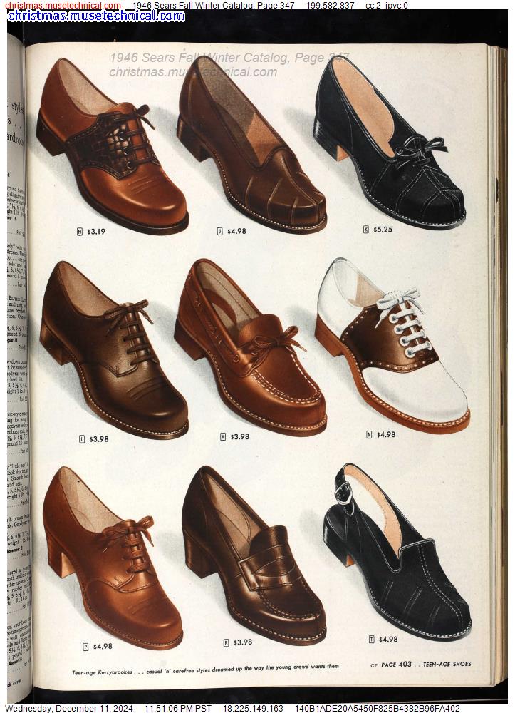 1946 Sears Fall Winter Catalog, Page 347