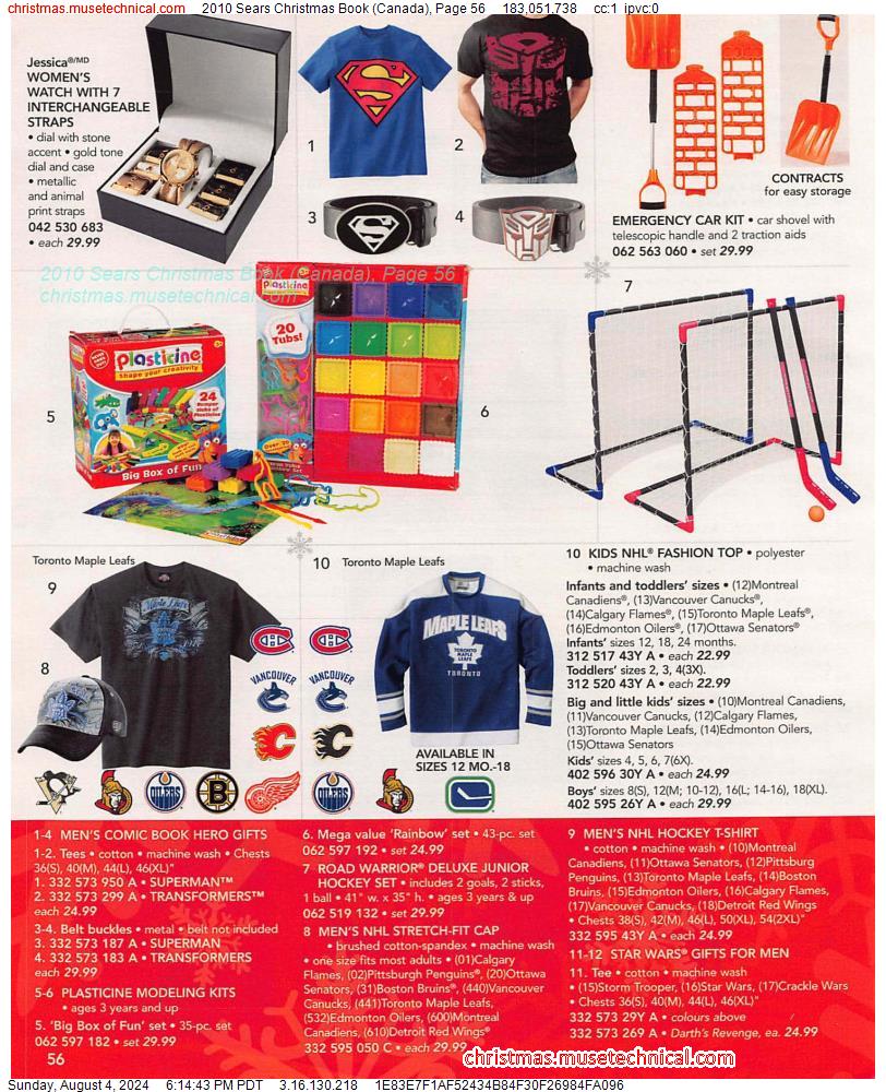 2010 Sears Christmas Book (Canada), Page 56