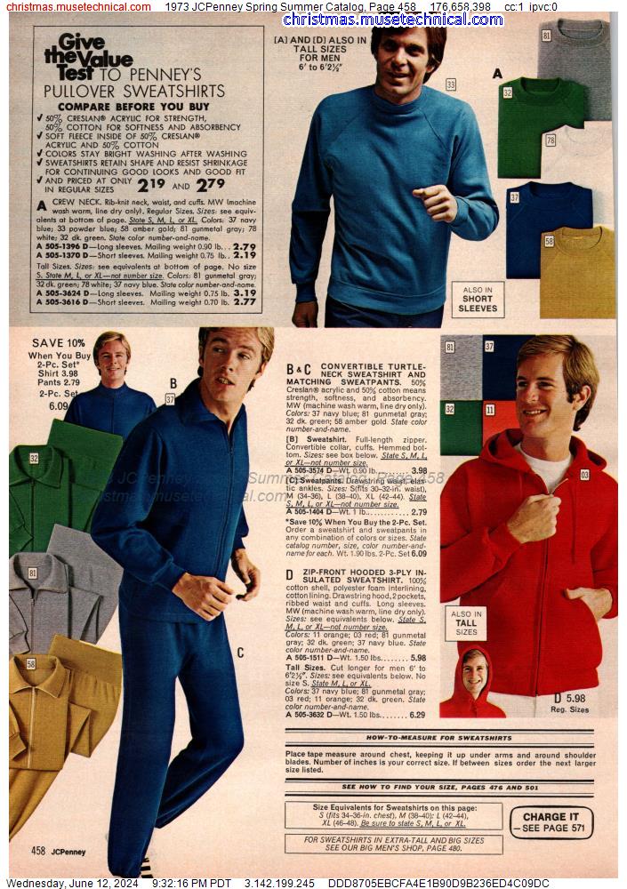 1973 JCPenney Spring Summer Catalog, Page 458