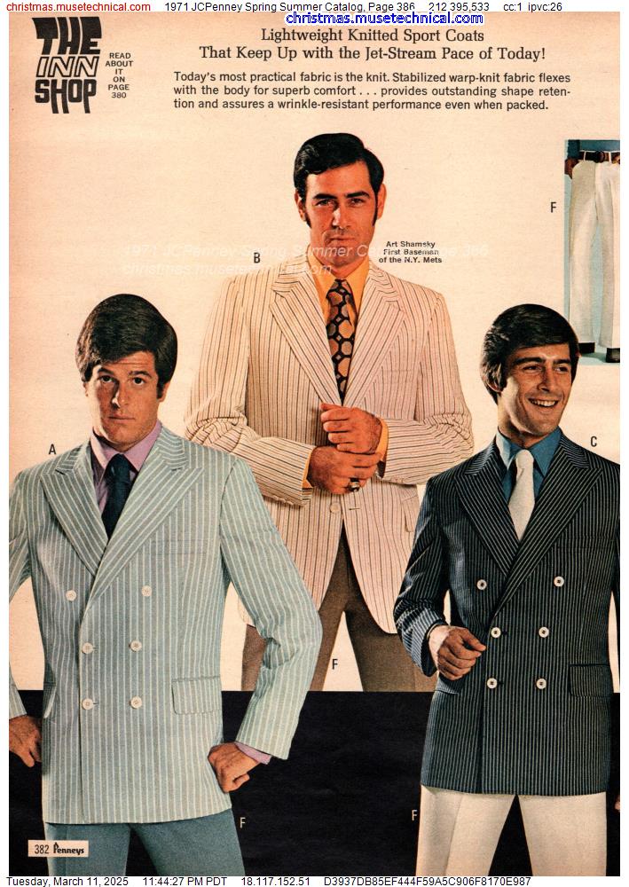 1971 JCPenney Spring Summer Catalog, Page 386