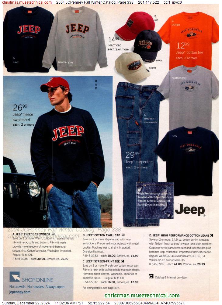 2004 JCPenney Fall Winter Catalog, Page 338