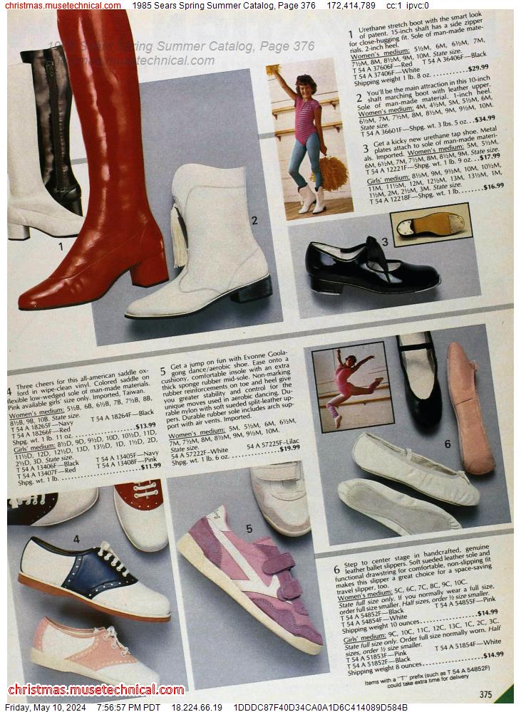 1985 Sears Spring Summer Catalog, Page 376