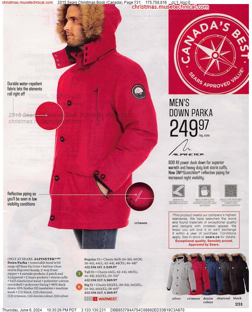 2015 Sears Christmas Book (Canada), Page 231