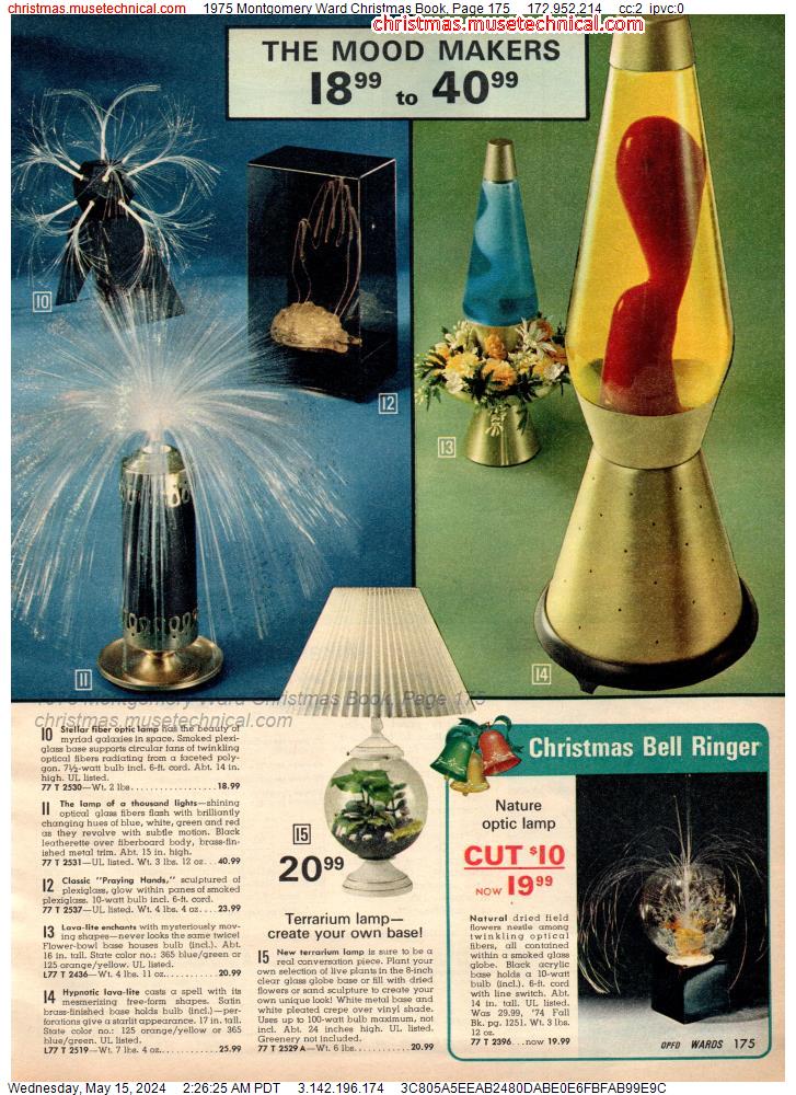1975 Montgomery Ward Christmas Book, Page 175