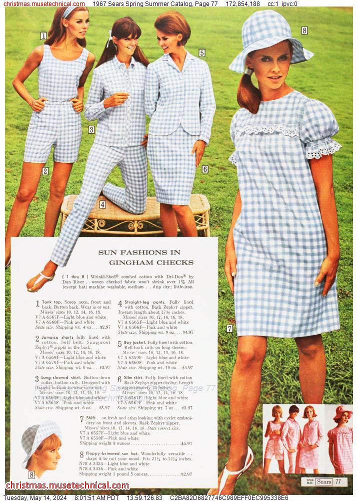 1967 Sears Spring Summer Catalog, Page 77