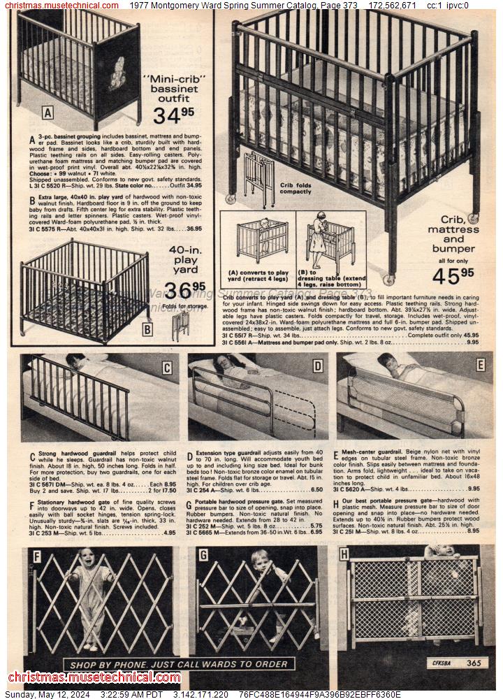 1977 Montgomery Ward Spring Summer Catalog, Page 373