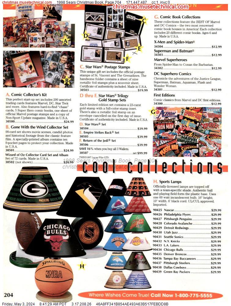 1998 Sears Christmas Book, Page 204