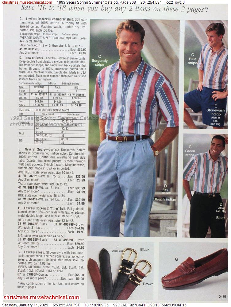 1993 Sears Spring Summer Catalog, Page 308