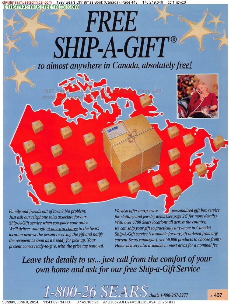 1997 Sears Christmas Book (Canada), Page 443