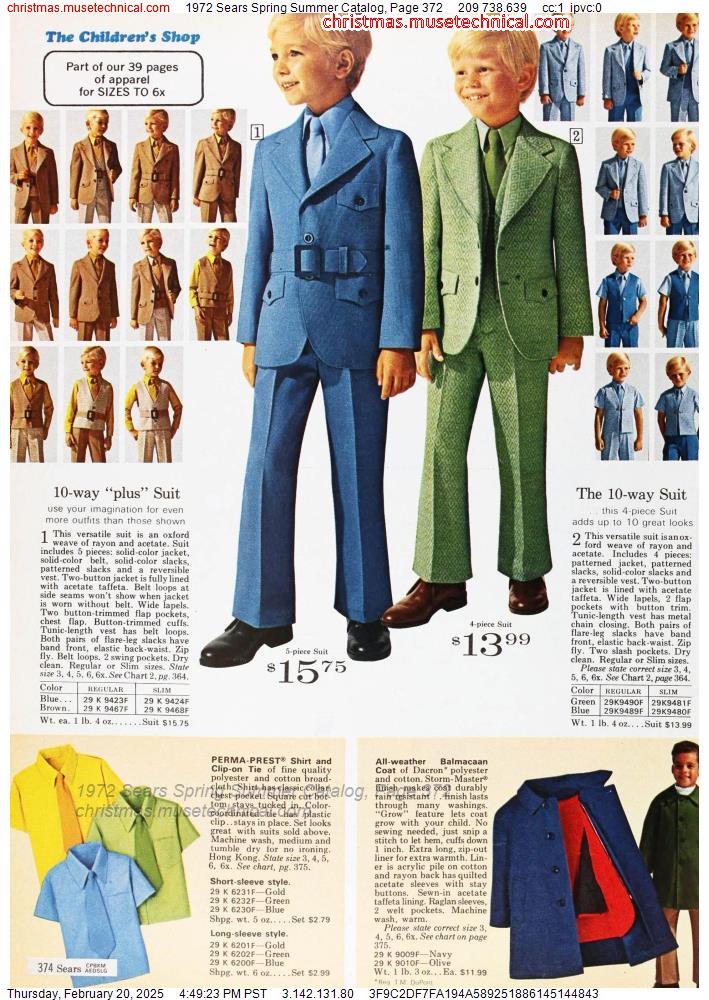 1972 Sears Spring Summer Catalog, Page 372