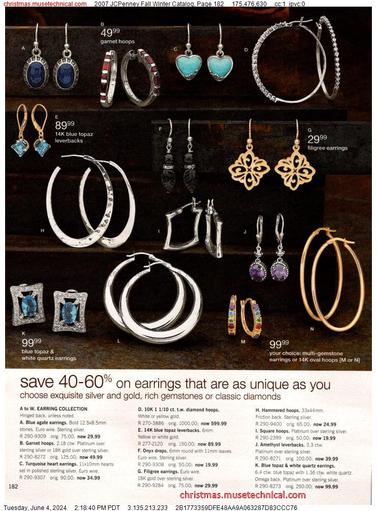 2007 JCPenney Fall Winter Catalog, Page 182