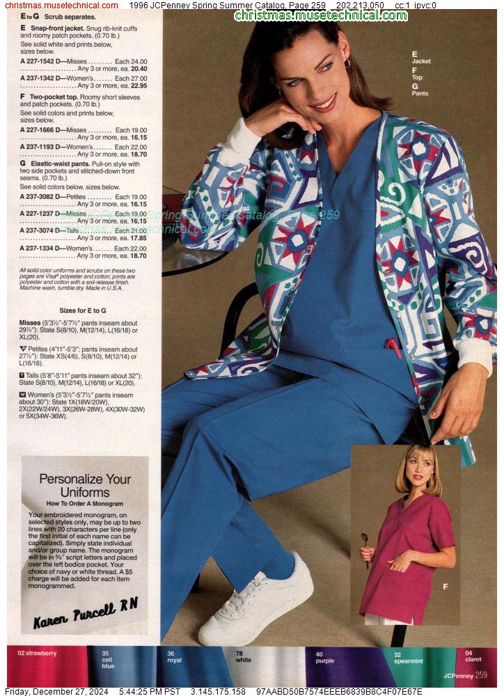 1996 JCPenney Spring Summer Catalog, Page 259