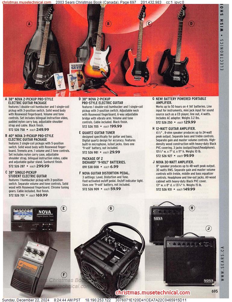 2003 Sears Christmas Book (Canada), Page 697