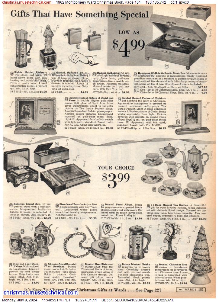 1962 Montgomery Ward Christmas Book, Page 101