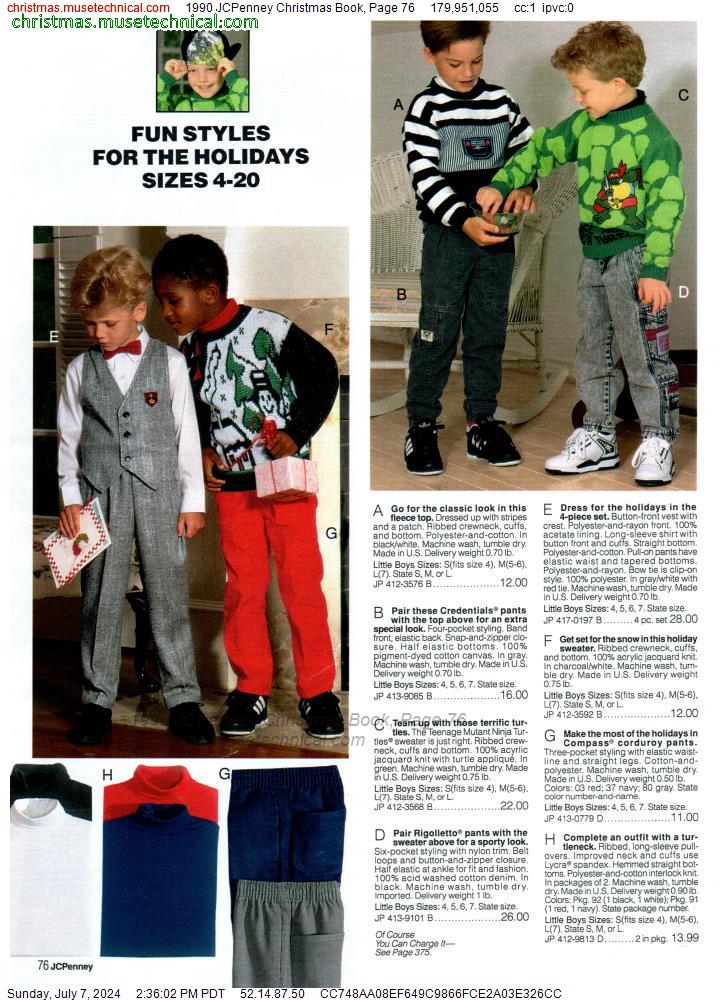 1990 JCPenney Christmas Book, Page 76
