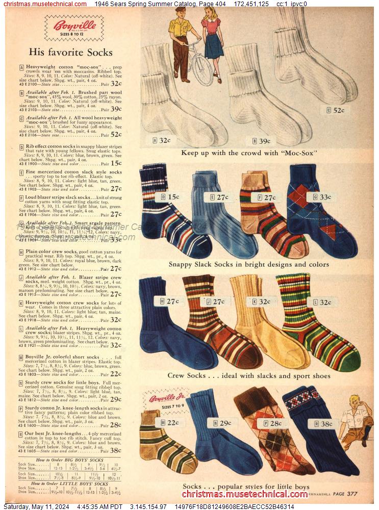 1946 Sears Spring Summer Catalog, Page 404