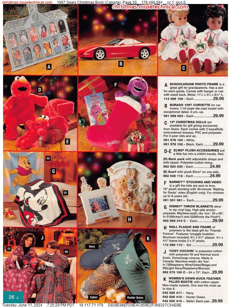 1997 Sears Christmas Book (Canada), Page 30