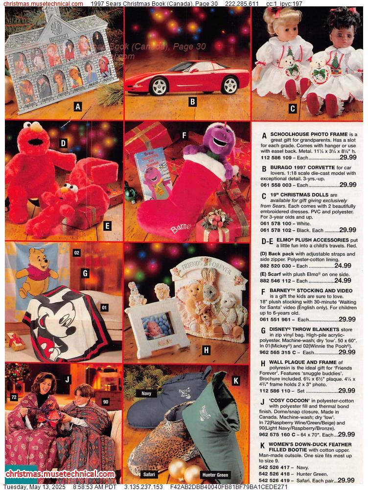 1997 Sears Christmas Book (Canada), Page 30