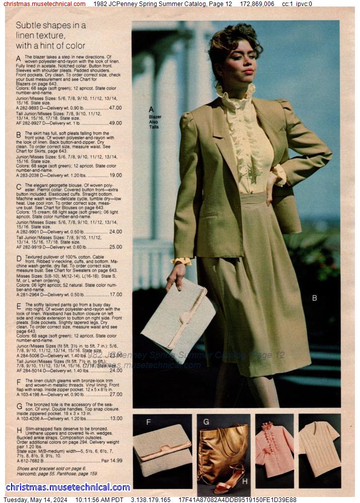 1982 JCPenney Spring Summer Catalog, Page 12