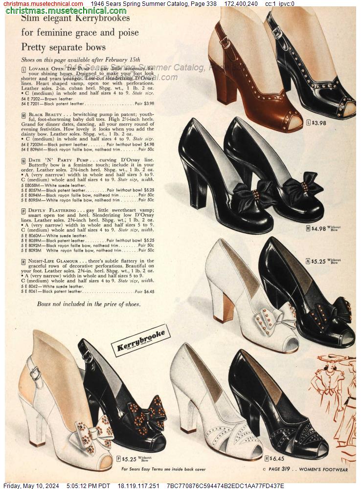 1946 Sears Spring Summer Catalog, Page 338