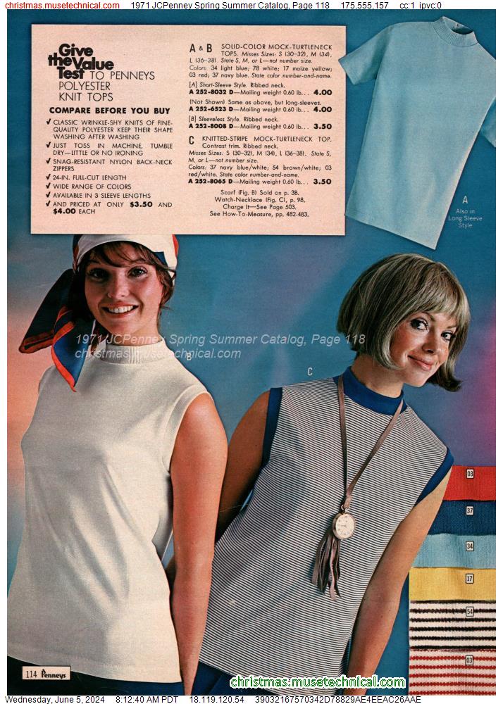 1971 JCPenney Spring Summer Catalog, Page 118