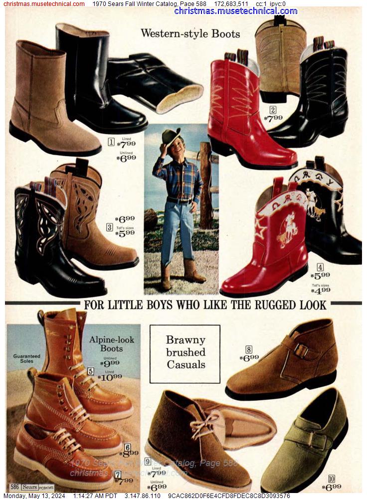1970 Sears Fall Winter Catalog, Page 588