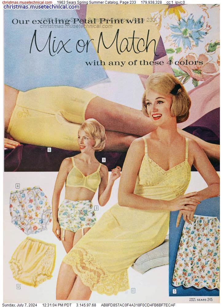 1963 Sears Spring Summer Catalog, Page 233