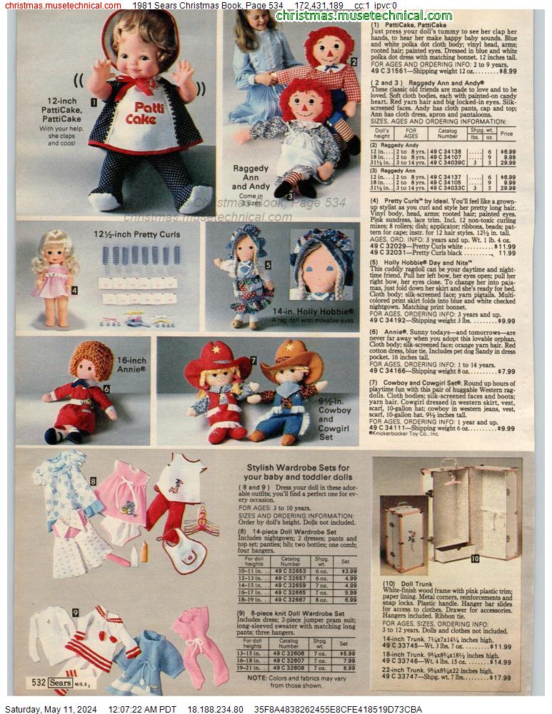 1981 Sears Christmas Book, Page 534