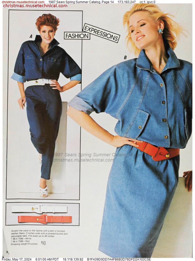 1987 Sears Spring Summer Catalog, Page 14 - Catalogs & Wishbooks