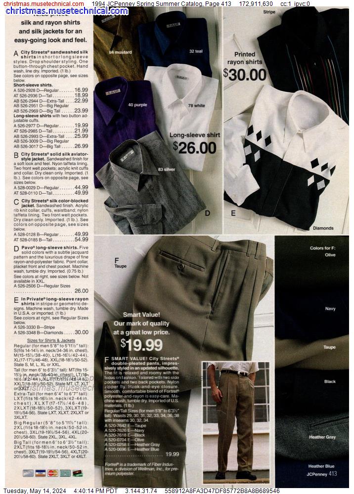 1994 JCPenney Spring Summer Catalog, Page 413